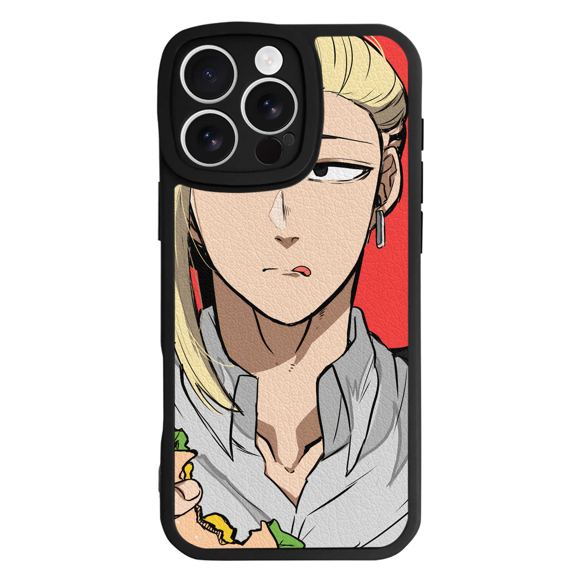 （画像用） 東京リベンジャーズ Tokyo Revengers 【iPhone 16シリーズ対応】シリコンスマホケース（レザー調） 材質：シリコン